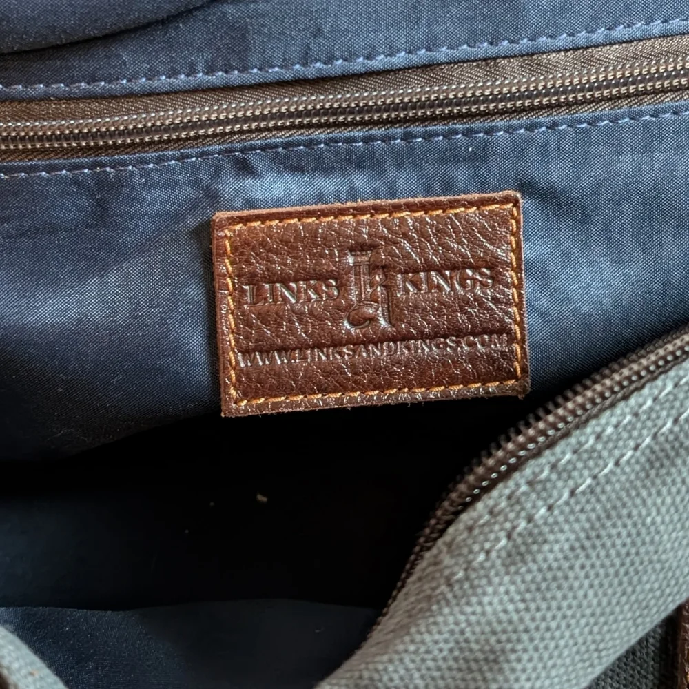Links and Kings Canvas Duffel Bag